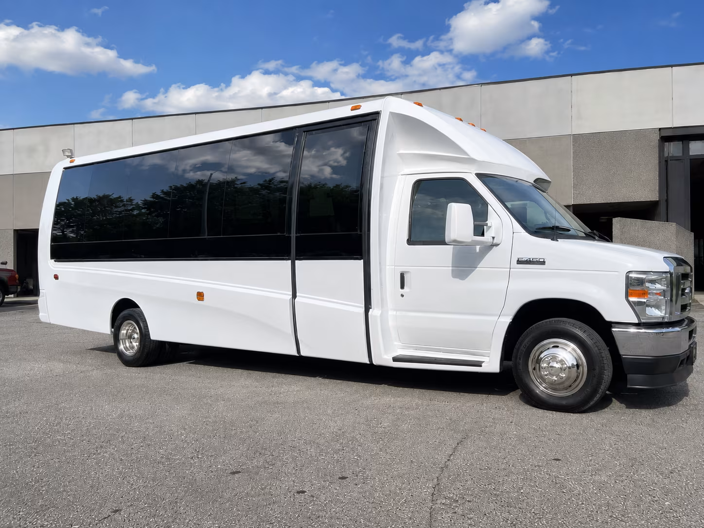 mountain venue weddings call for the right size bus