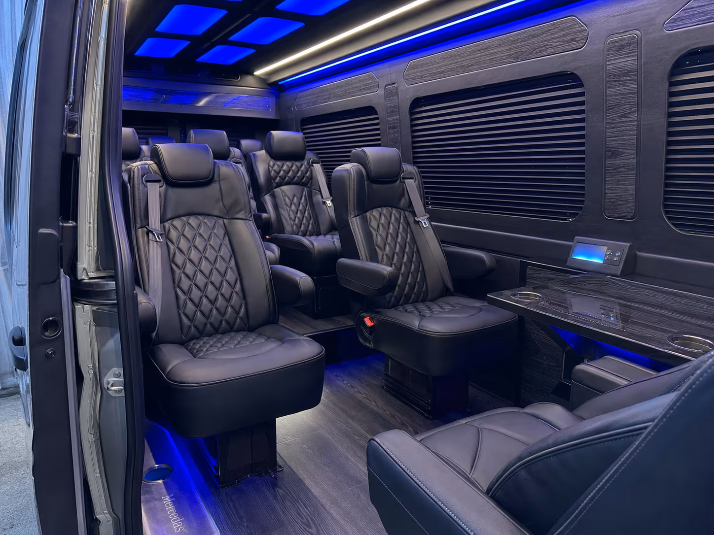 sprinter van transportation for groups and events across draper