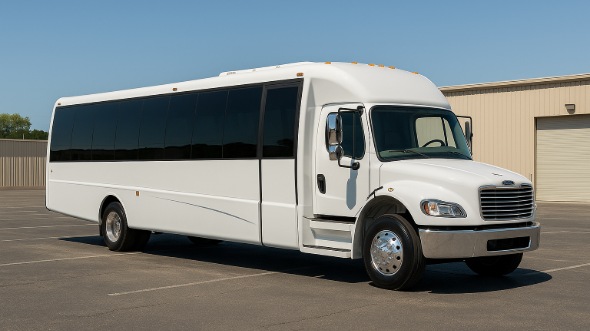 Exterior of Charter Bus Company Draper's 20 Passenger Mini bus in Draper