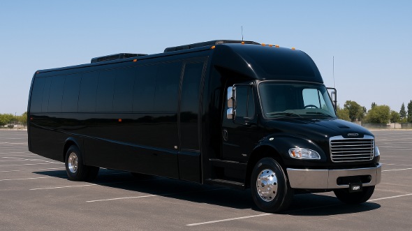 Exterior of Charter Bus Company Draper's 28 Passenger Mini bus in Draper