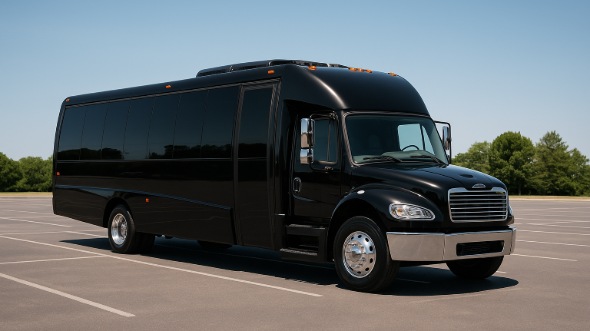 Exterior of Charter Bus Company Draper's 30 Passenger Minibus in Draper