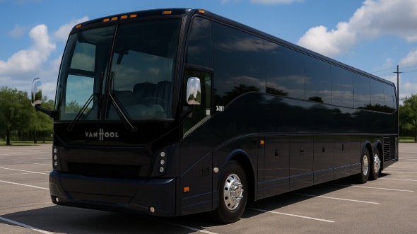 Exterior of Charter Bus Company Draper's 50 Passenger Charter Bus in Draper