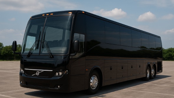 Exterior of Charter Bus Company Draper's 54 Passenger Charter Bus in Draper
