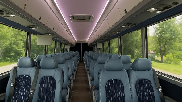 draper 20 passenger minibus inside