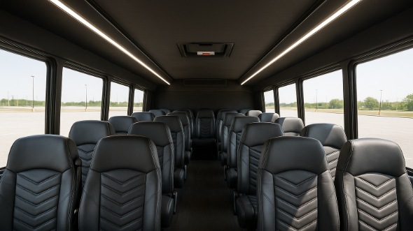 draper 30 passenger minibus inside