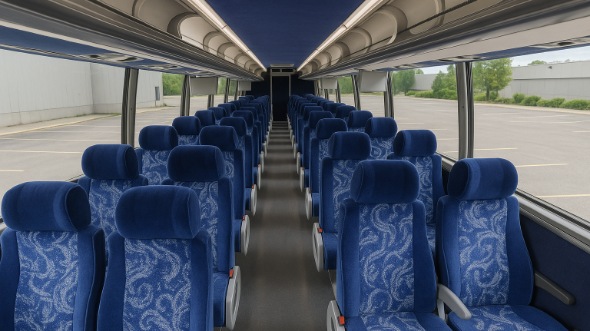 draper 56 passenger charter bus rental